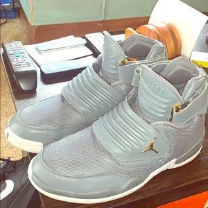 Grey Jordan Men Size 10 Shoe